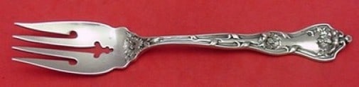 Reed and Barton Intaglio Sterling Silver Fish Fork 7 1/4 inch (1 of 2)