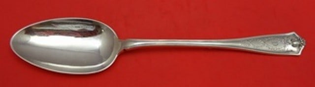 Tiffany & Co. Winthrop Sterling Silver Stuffing Spoon 11" Monogrammed: Tiffany & Co. Winthrop Sterling Silver Stuffing Spoon 11" Monogrammed Enhance your dining experience with this exquisite Winthrop stuffing spoon crafted by Tiffany & Co. Made from high-quality sterlin