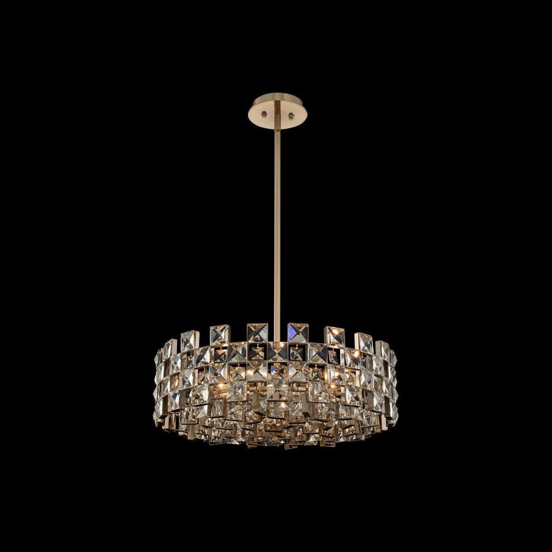 Kalco Piazze 29 Inch Gold Crystal Pendant Light Contemporary: Kalco Piazze 29 Inch Gold Crystal Pendant Light Contemporary Illuminate your space with the Luxurious Piazze Pendant, a stunning contemporary lighting fixture that combines elegance and functionality.