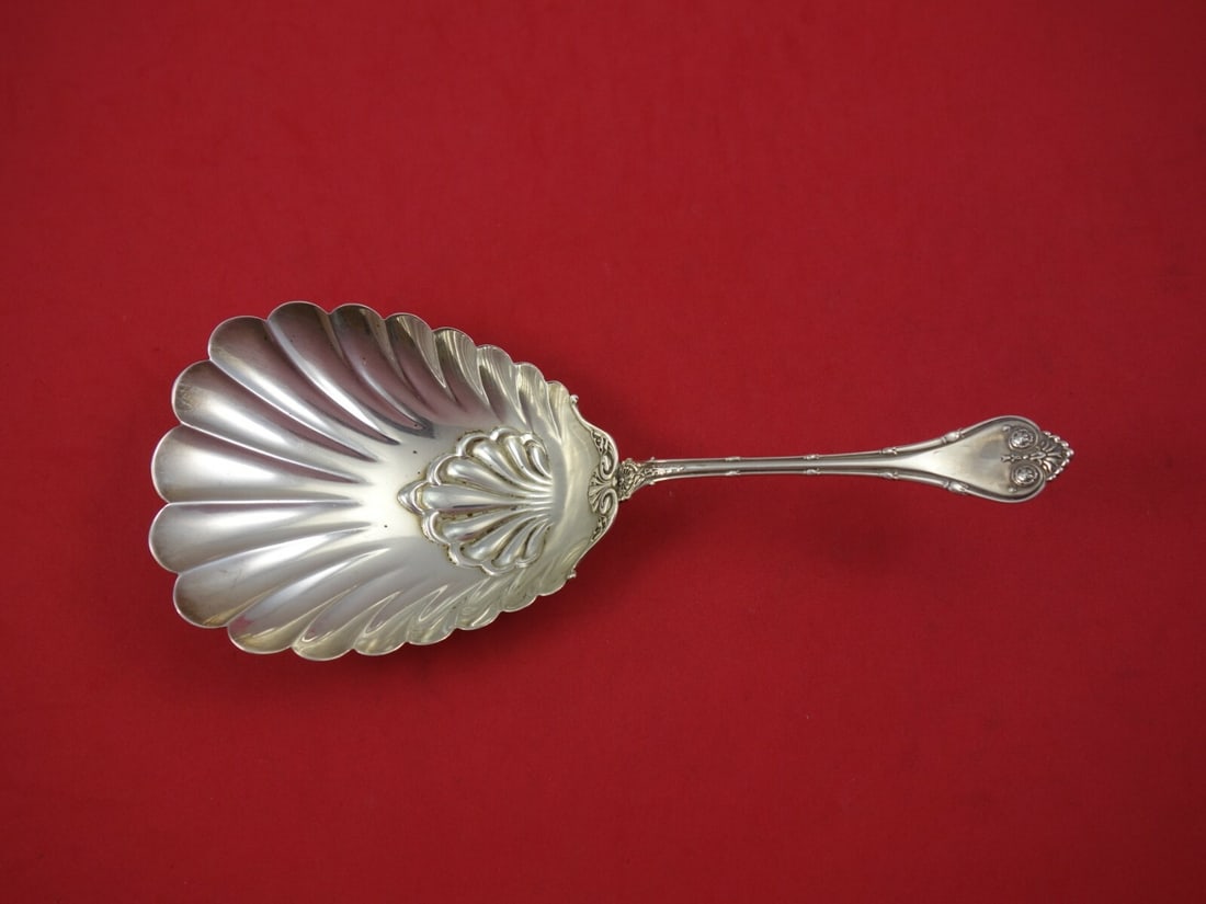 Whiting Empire Sterling Silver 8 Cracker Scoop Serving Piece: Whiting Empire Sterling Silver 8 Cracker Scoop Serving Piece This elegant 8" cracker scoop from the Empire pattern by Whiting is crafted from high-quality sterling silver. With a rich history dating b