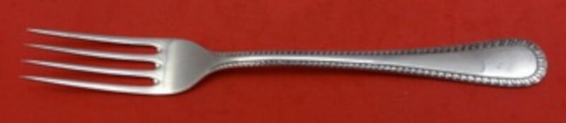 Buccellati Feather Edge Sterling Silver Luncheon Fork 7.25 inches (1 of 2)