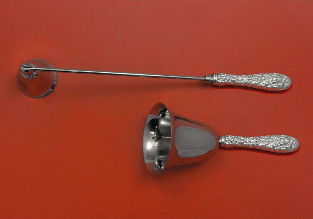 Stieff Rose Sterling Silver 2pc Come-To-Dinner Hostess Set: Stieff Rose Sterling Silver 2pc Come-To-Dinner Hostess Set This exquisite 2-piece Come-To-Dinner Set from Stieff features the elegant Rose pattern, crafted from sterling silver with custom-made hollow