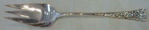 Reed & Barton Tapestry Sterling Silver Cold Meat Fork 8.25": Reed & Barton Tapestry Sterling Silver Cold Meat Fork 8.25" Introducing the Tapestry pattern cold meat fork by Reed & Barton, crafted from high-quality sterling silver. This serving fork measures 8 1/