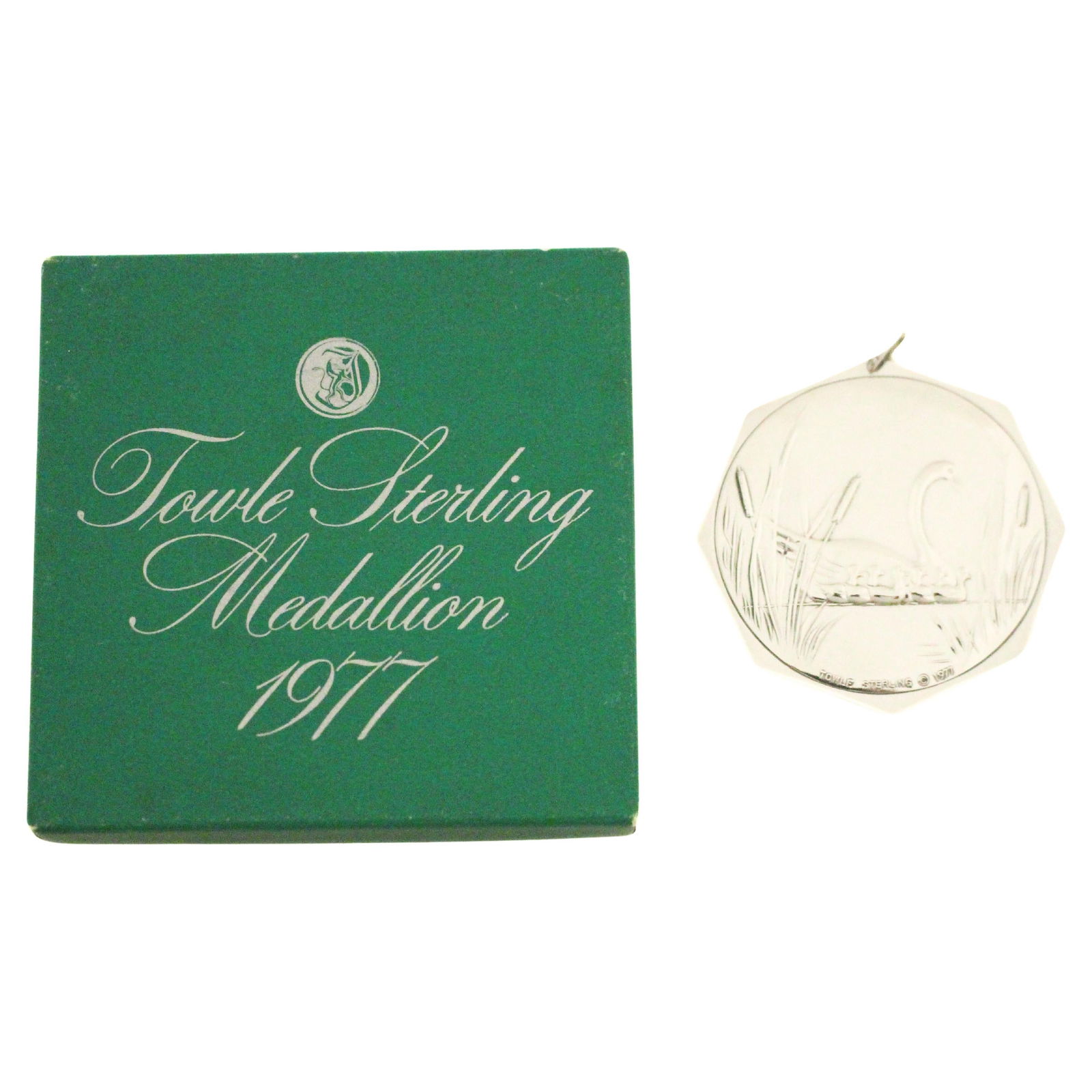 Sterling Silver 1977 Seven Swans a Swimming Ornament: Sterling Silver 1977 Seven Swans a Swimming Ornament Celebrate the holiday season with this exquisite Sterling Silver Christmas Ornament inspired by the classic "The Twelve Days of Christmas." Crafted