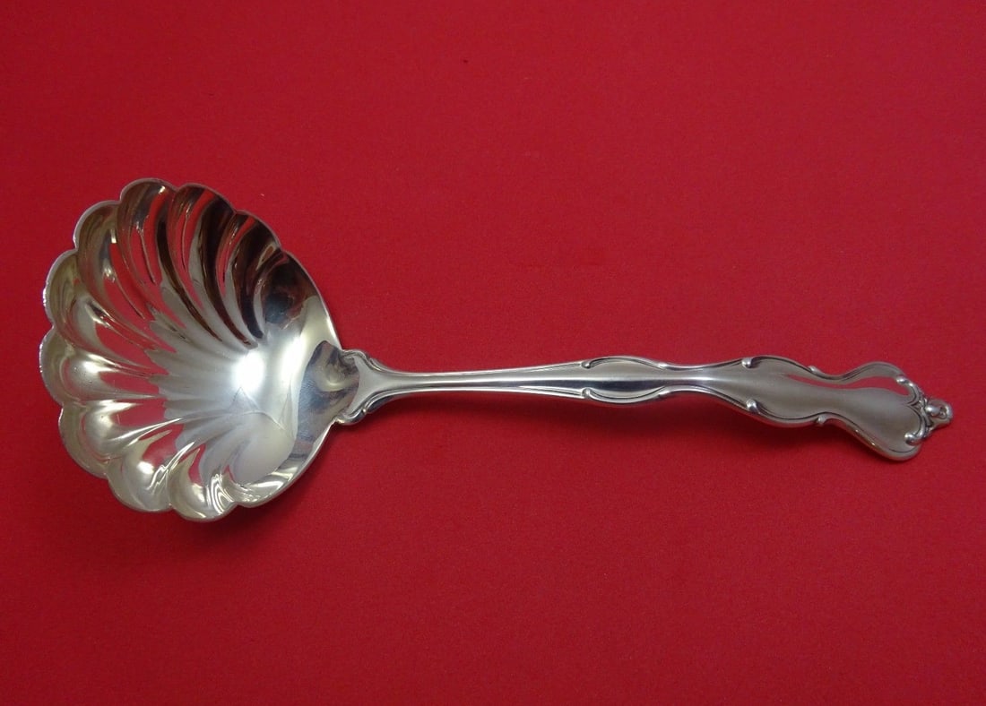 Mademoiselle International Sterling Silver Gravy Ladle 6.5 Inch: Mademoiselle International Sterling Silver Gravy Ladle 6.5 Inch Enhance your dining experience with this exquisite Mademoiselle Gravy Ladle by International Sterling. Crafted from high-quality sterlin