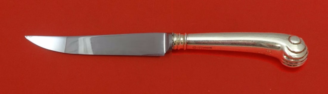 Tuttle Onslow Sterling Silver Steak Knife 8.5 Inch Serrated Custom (1 of 2)