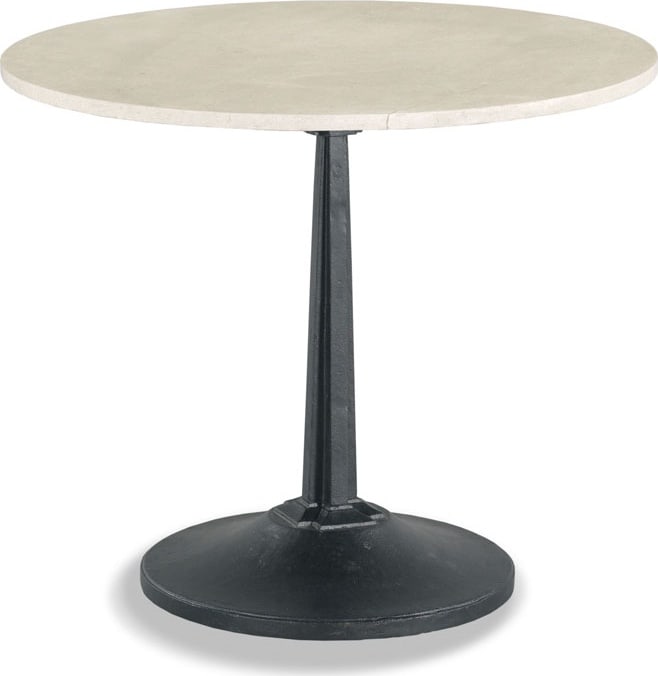 Woodbridge Winston Round Cafe Table with Marble Top 19th C French Style (1 of 2)