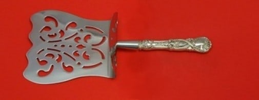 Tiffany & Co. Sterling Silver Saint James Asparagus Server 9 1/2" Custom Hooded: Tiffany & Co. Sterling Silver Saint James Asparagus Server 9 1/2" Custom Hooded Introducing the exquisite Saint James Asparagus Server by Tiffany & Co., a stunning addition to any dining collection. T