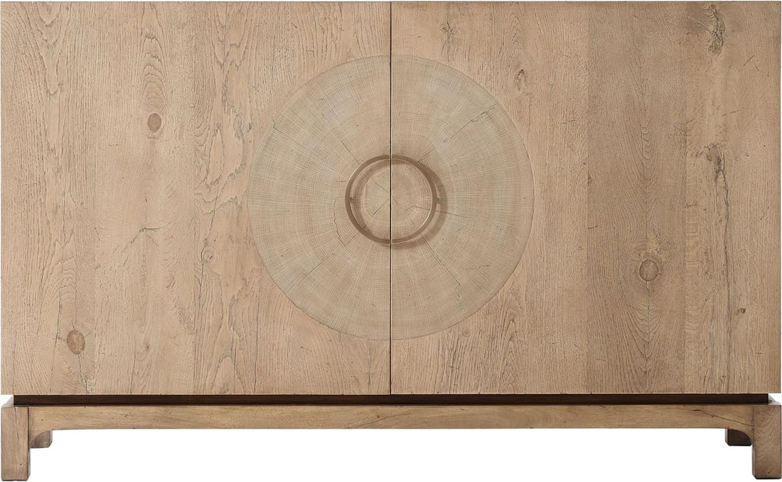 Theodore Alexander Oak Chest with Brass Accents: Theodore Alexander Oak Chest with Brass Accents Introducing a Timeless Vintage Style Oak Chest by Theodore Alexander, designed to enhance any space with its elegant aesthetics. This new item embodies