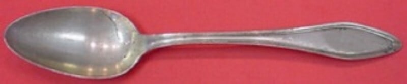 Towle Sterling Silver Mary Chilton Antique Serving Spoon 8.25": Towle Sterling Silver Mary Chilton Antique Serving Spoon 8.25" This exquisite serving spoon is crafted from sterling silver and showcases the elegant Mary Chilton pattern by Towle. Measuring 8 1/4" in