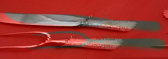 Towle Candlelight Sterling Silver 2pc Roast Carving Set Vintage Heirloom: Towle Candlelight Sterling Silver 2pc Roast Carving Set Vintage Heirloom This exquisite Candlelight by Towle Sterling Silver Roast Carving Set features a 2-piece design, showcasing the elegance of the