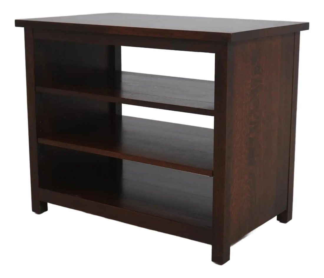 Mission Style Oak TV Console with Adjustable Shelves by Stickley (1 of 10)