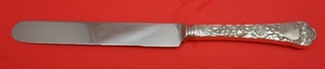 Gorham Cluny Sterling Silver Dinner Knife 10 1/8 Inch Blunt Blade: Gorham Cluny Sterling Silver Dinner Knife 10 1/8 Inch Blunt Blade This exquisite dinner knife from Gorham features a stunning Cluny pattern, showcasing the elegance of sterling silver craftsmanship. M