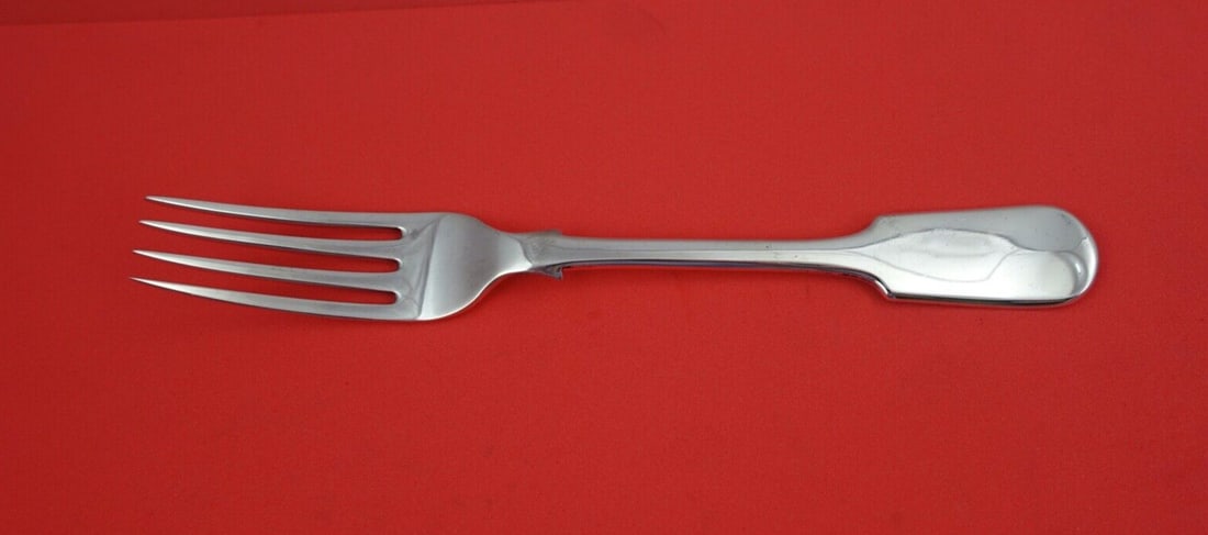 James Robinson Tipt Sterling Silver Dessert Fork 7 Inch: James Robinson Tipt Sterling Silver Dessert Fork 7 Inch This exquisite dessert fork from the renowned brand James Robinson is crafted from high-quality sterling silver. Featuring the elegant Tipt patt