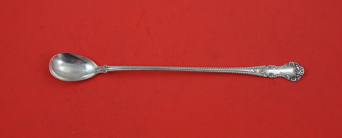 Rare Gorham Cambridge Sterling Silver Parfait Spoon 8 Inch Tear Drop Bowl: Rare Gorham Cambridge Sterling Silver Parfait Spoon 8 Inch Tear Drop Bowl Discover the elegance of the Cambridge pattern with this rare 8" parfait spoon by Gorham. Crafted from high-quality sterling s