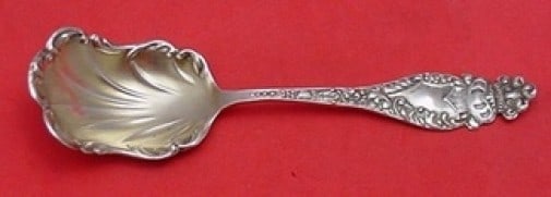 Baker-Manchester Spartan Sterling Silver 6 Inch Preserve Spoon Shovel Shape: Baker-Manchester Spartan Sterling Silver 6 Inch Preserve Spoon Shovel Shape This stunning preserve spoon from Baker-Manchester features the Spartan pattern, showcasing a unique shovel shape. Crafted f