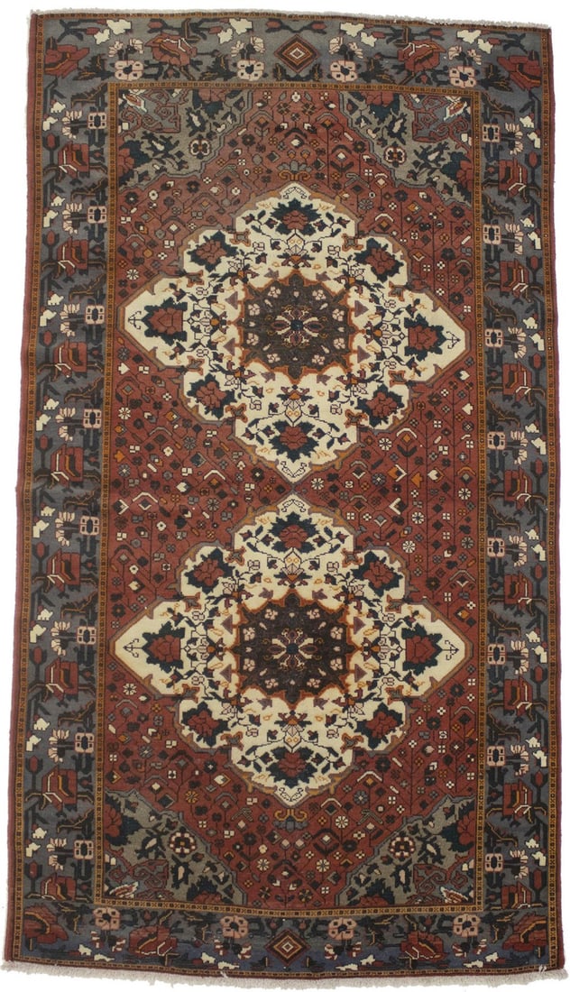 Hand-Knotted Wool Oriental Area Rug 5'7 x 10 Floral Pattern Semi-Antique Vintage: Hand-Knotted Wool Oriental Area Rug 5'7 x 10 Floral Pattern Semi-Antique Vintage This semi-antique vintage Oriental rug features a hand-knotted floral design crafted from wool, showcasing a mix of mut