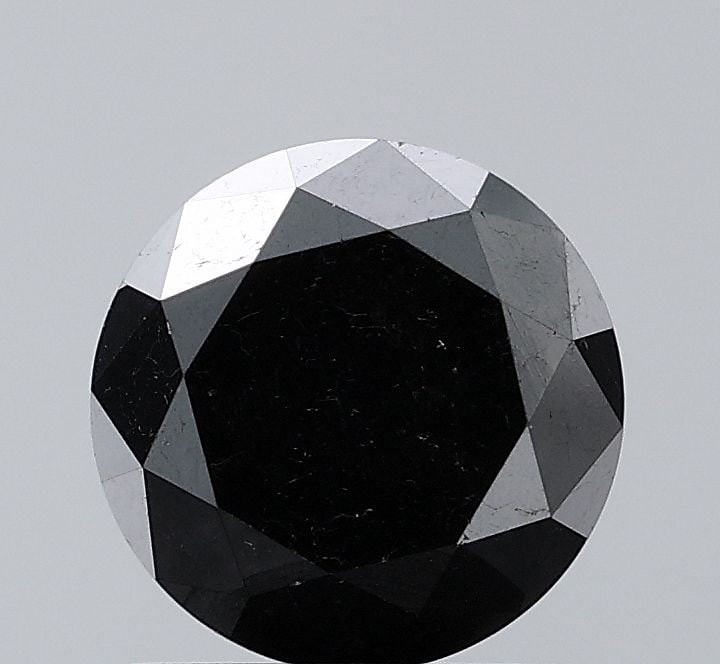 Loose Diamond - ROUND 1.67ct Fancy Black VVS2: Loose Diamond - ROUND 1.67ct Fancy Black VVS2 Source: Natural Shape: ROUND Carats: 1.67 Color: Fancy Black Certification: NONE Video: