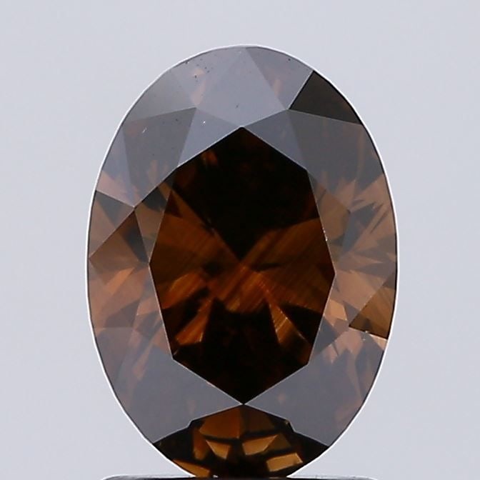 Loose Diamond - OVAL 1.53ct Fancy Brown VS2: Loose Diamond - OVAL 1.53ct Fancy Brown VS2 Source: Natural Shape: OVAL Carats: 1.53 Color: Fancy Brown Certification: NONE Video: