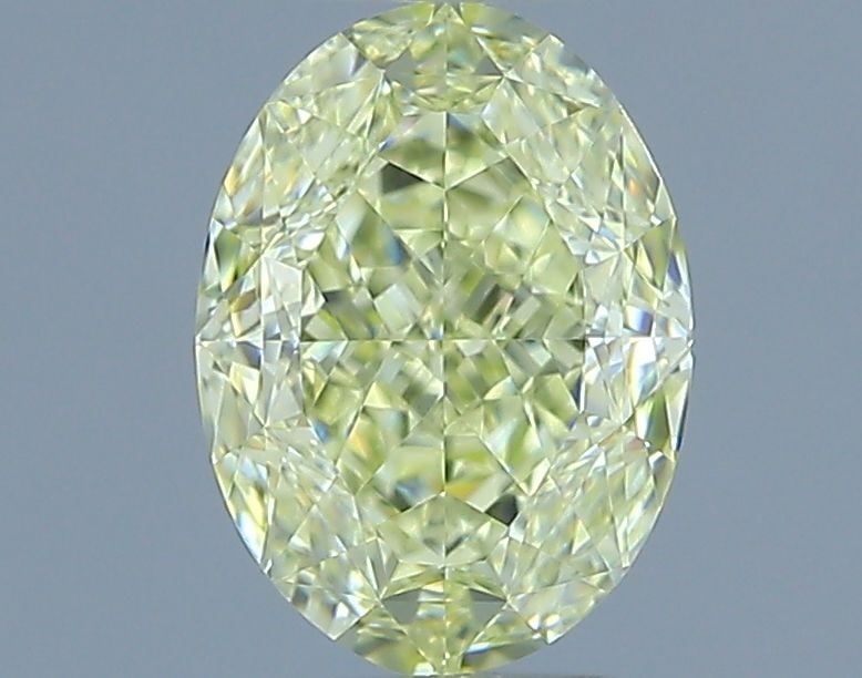 Loose Diamond - OVAL 1.01ct Fancy Light Yellow VVS2: Loose Diamond - OVAL 1.01ct Fancy Light Yellow VVS2 Source: Natural Shape: OVAL Carats: 1.01 Color: Fancy Light Yellow Certification: GIA Video: