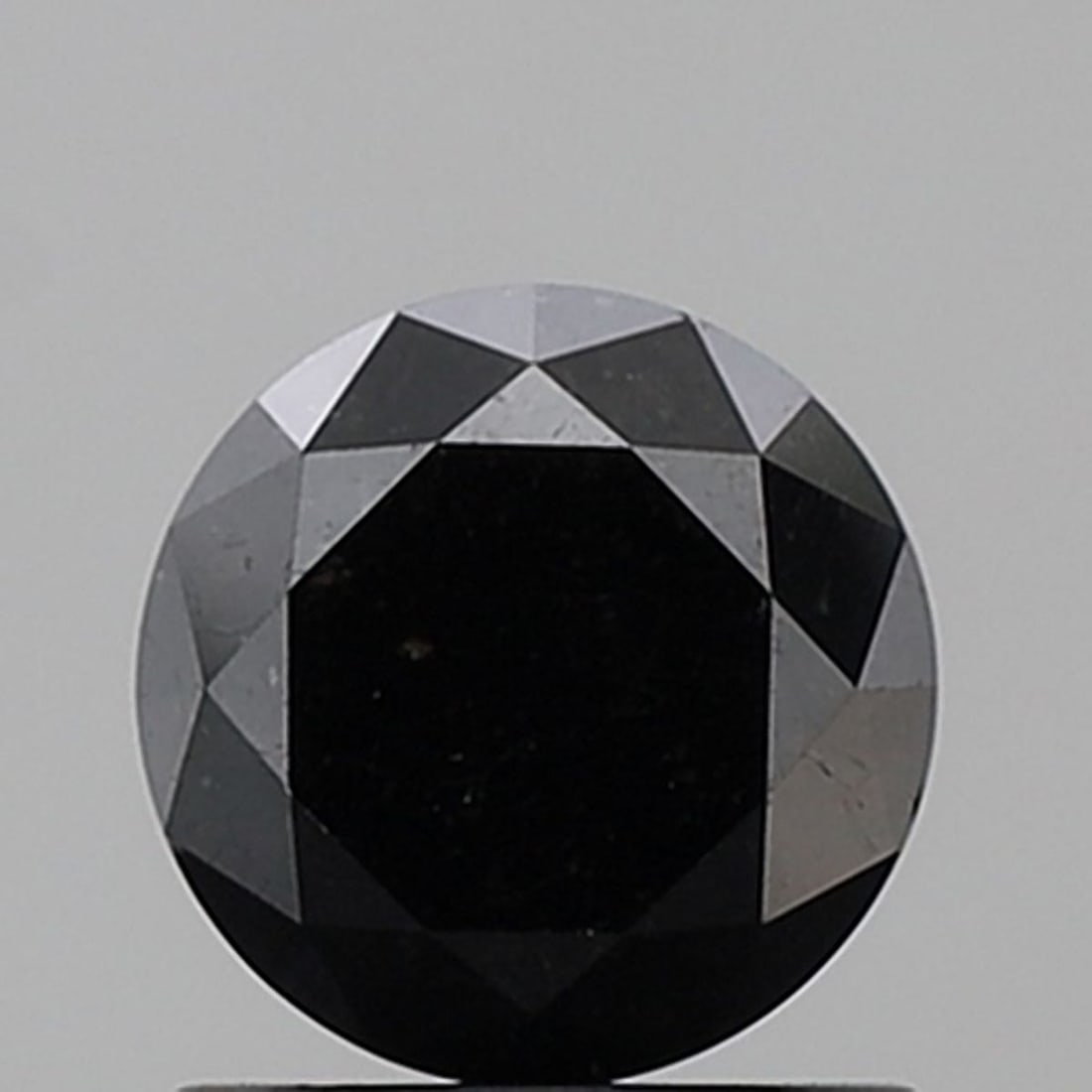 Loose Diamond - ROUND 1.23ct Fancy Black VVS2: Loose Diamond - ROUND 1.23ct Fancy Black VVS2 Source: Natural Shape: ROUND Carats: 1.23 Color: Fancy Black Certification: NONE Video: