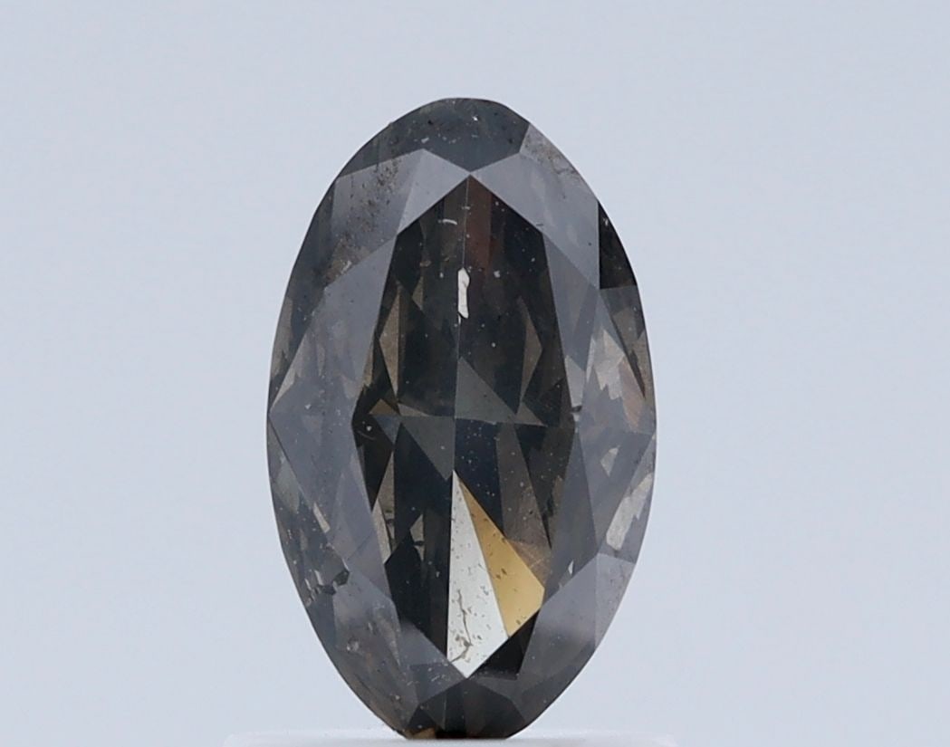 Loose Diamond - OVAL 1.0ct Fancy Dark Gray I1: Loose Diamond - OVAL 1.0ct Fancy Dark Gray I1 Source: Natural Shape: OVAL Carats: 1.0 Color: Fancy Dark Gray Certification: GIA Video: