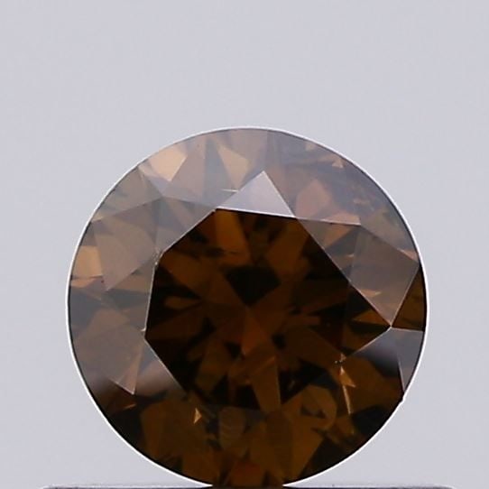 Loose Diamond - ROUND 0.41ct Fancy Brown SI2: Loose Diamond - ROUND 0.41ct Fancy Brown SI2 Source: Natural Shape: ROUND Carats: 0.41 Color: Fancy Brown Certification: NONE Video: