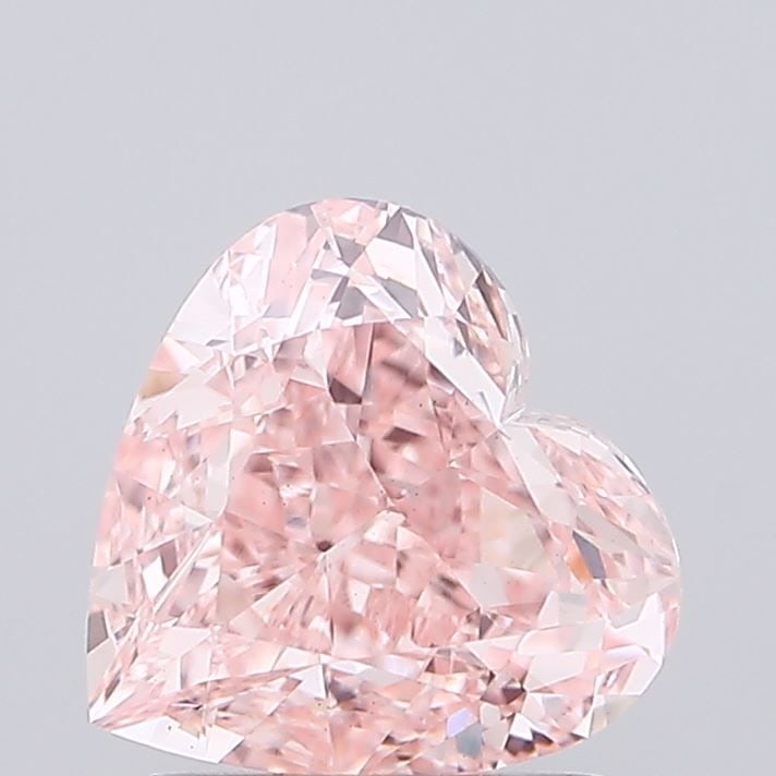 Loose Diamond - HEART 1.53ct Fancy Intense Pink VS1: Loose Diamond - HEART 1.53ct Fancy Intense Pink VS1 Source: This is a real non-mined Diamond that has been grown in a lab Shape: HEART Carats: 1.53 Color: Fancy Intense Pink Certification: IGI Video: