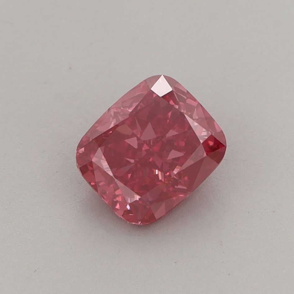 Loose Diamond - CUSHION MODIFIED 1.09ct Fancy Vivid Red VS1: Loose Diamond - CUSHION MODIFIED 1.09ct Fancy Vivid Red VS1 Source: This is a real non-mined Diamond that has been grown in a lab Shape: CUSHION MODIFIED Carats: 1.09 Color: Fancy Vivid Red Certificat