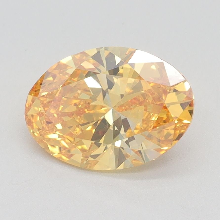 Loose Diamond - OVAL 1.53ct Fancy Vivid Yellow VVS2: Loose Diamond - OVAL 1.53ct Fancy Vivid Yellow VVS2 Source: This is a real non-mined Diamond that has been grown in a lab Shape: OVAL Carats: 1.53 Color: Fancy Vivid Yellow Certification: IGI Video: