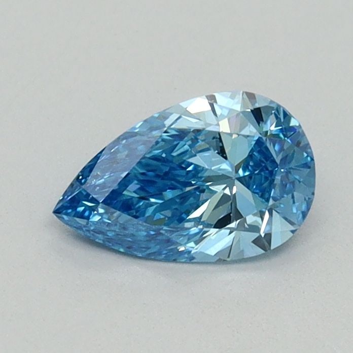 Loose Diamond - PEAR 0.5ct Fancy Blue VS2: Loose Diamond - PEAR 0.5ct Fancy Blue VS2 Source: This is a real non-mined Diamond that has been grown in a lab Shape: PEAR Carats: 0.5 Color: Fancy Blue Certification: NONE Video: