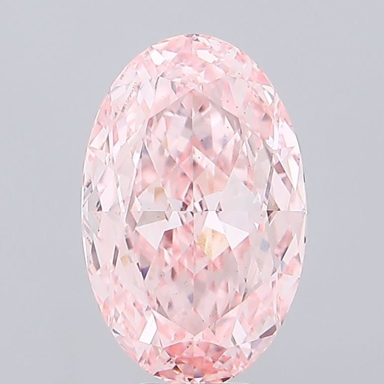 Loose Diamond - OVAL 10.05ct Fancy Vivid Pink VS1: Loose Diamond - OVAL 10.05ct Fancy Vivid Pink VS1 Source: This is a real non-mined Diamond that has been grown in a lab Shape: OVAL Carats: 10.05 Color: Fancy Vivid Pink Certification: IGI Video: