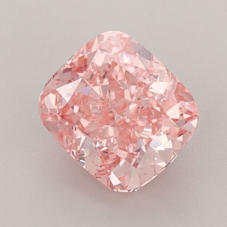Loose Diamond - CUSHION BRILLIANT 1.45ct Fancy Vivid Pink VS1: Loose Diamond - CUSHION BRILLIANT 1.45ct Fancy Vivid Pink VS1 Source: This is a real non-mined Diamond that has been grown in a lab Shape: CUSHION BRILLIANT Carats: 1.45 Color: Fancy Vivid Pink Certif