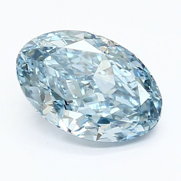 Loose Diamond - OVAL 1.41ct Fancy Vivid Blue VVS2: Loose Diamond - OVAL 1.41ct Fancy Vivid Blue VVS2 Source: This is a real non-mined Diamond that has been grown in a lab Shape: OVAL Carats: 1.41 Color: Fancy Vivid Blue Certification: IGI Video: