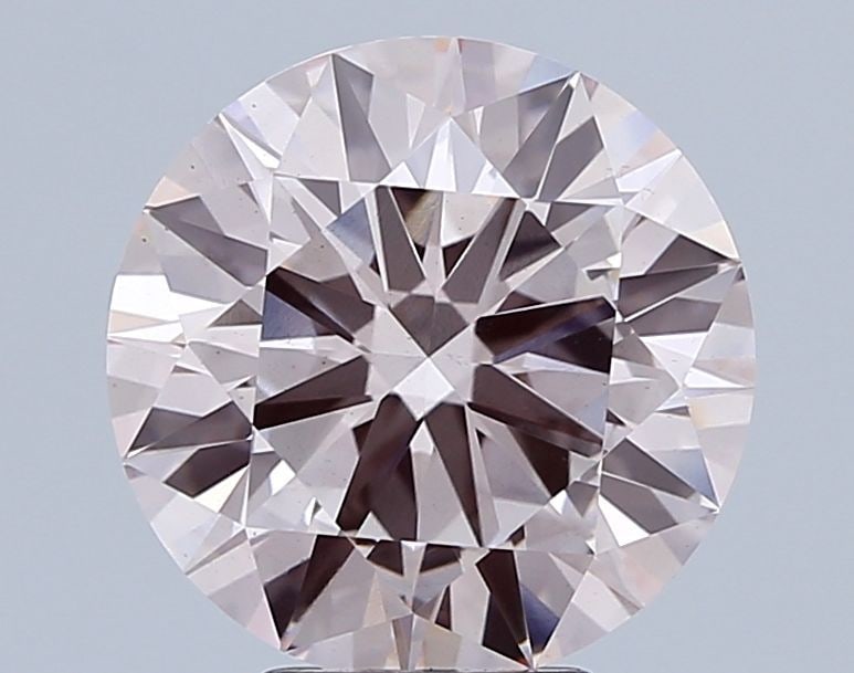 Loose Diamond - ROUND 4.69ct Fancy Light Pink VS1: Loose Diamond - ROUND 4.69ct Fancy Light Pink VS1 Source: This is a real non-mined Diamond that has been grown in a lab Shape: ROUND Carats: 4.69 Color: Fancy Light Pink Certification: IGI Video: