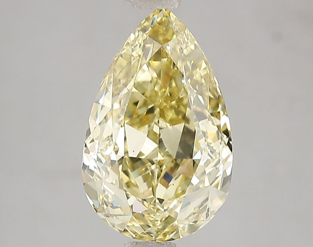 Loose Diamond - PEAR 3.01ct Fancy Intense Yellow VS2: Loose Diamond - PEAR 3.01ct Fancy Intense Yellow VS2 Source: This is a real non-mined Diamond that has been grown in a lab Shape: PEAR Carats: 3.01 Color: Fancy Intense Yellow Certification: IGI Video