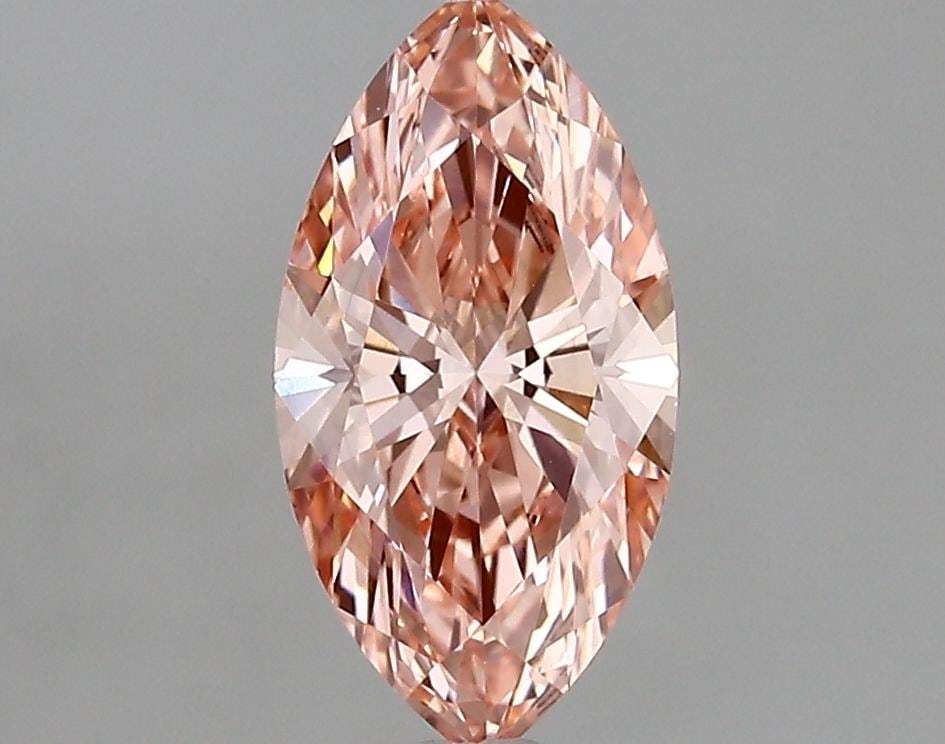 Loose Diamond - MARQUISE 1.3ct Fancy Vivid Pink VVS2: Loose Diamond - MARQUISE 1.3ct Fancy Vivid Pink VVS2 Source: This is a real non-mined Diamond that has been grown in a lab Shape: MARQUISE Carats: 1.3 Color: Fancy Vivid Pink Certification: IGI Video: