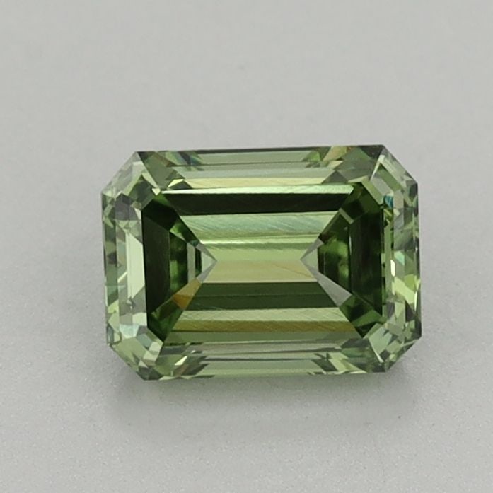 Loose Diamond - EMERALD 0.9ct Fancy Vivid Green VVS1: Loose Diamond - EMERALD 0.9ct Fancy Vivid Green VVS1 Source: This is a real non-mined Diamond that has been grown in a lab Shape: EMERALD Carats: 0.9 Color: Fancy Vivid Green Certification: IGI Video: