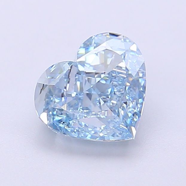 Loose Diamond - HEART 1.33ct Fancy Vivid Blue VS1: Loose Diamond - HEART 1.33ct Fancy Vivid Blue VS1 Source: This is a real non-mined Diamond that has been grown in a lab Shape: HEART Carats: 1.33 Color: Fancy Vivid Blue Certification: IGI Video: