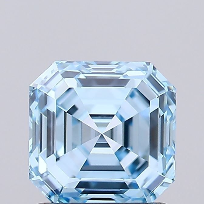 Loose Diamond - ASSCHER 1.38ct Fancy Vivid Blue VVS1 (1 of 1)
