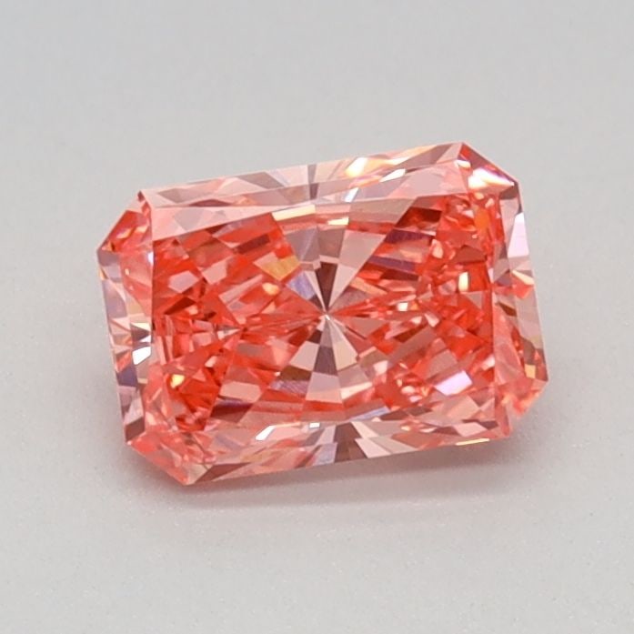 Loose Diamond - RADIANT 0.57ct Fancy Vivid Pink VS1: Loose Diamond - RADIANT 0.57ct Fancy Vivid Pink VS1 Source: This is a real non-mined Diamond that has been grown in a lab Shape: RADIANT Carats: 0.57 Color: Fancy Vivid Pink Certification: IGI Video: