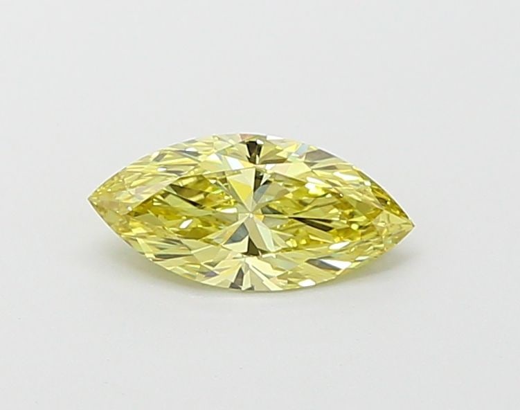 Loose Diamond - MARQUISE 0.55ct Fancy Intense Yellow VS1: Loose Diamond - MARQUISE 0.55ct Fancy Intense Yellow VS1 Source: This is a real non-mined Diamond that has been grown in a lab Shape: MARQUISE Carats: 0.55 Color: Fancy Intense Yellow Certification: I