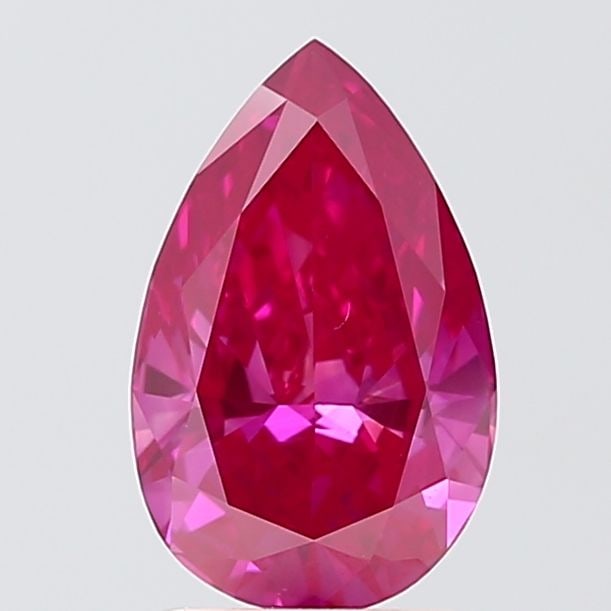 Loose Diamond - PEAR 1.59ct Fancy Intense Pink VS2: Loose Diamond - PEAR 1.59ct Fancy Intense Pink VS2 Source: This is a real non-mined Diamond that has been grown in a lab Shape: PEAR Carats: 1.59 Color: Fancy Intense Pink Certification: NONE Video: