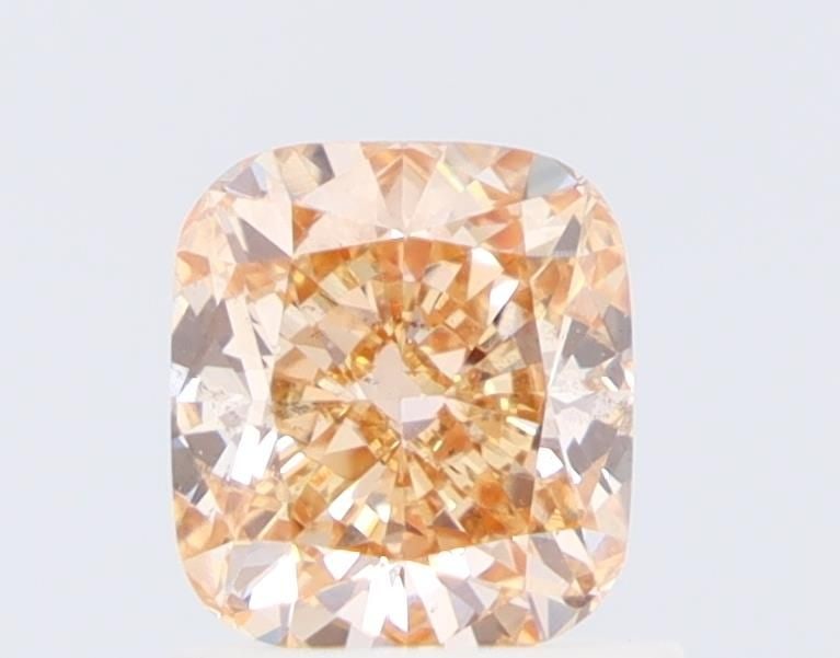 Loose Diamond - CUSHION BRILLIANT 1.02ct Fancy Orange SI1: Loose Diamond - CUSHION BRILLIANT 1.02ct Fancy Orange SI1 Source: This is a real non-mined Diamond that has been grown in a lab Shape: CUSHION BRILLIANT Carats: 1.02 Color: Fancy Orange Certification: