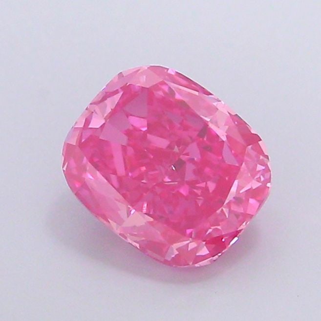 Loose Diamond - CUSHION MODIFIED 1.4ct Fancy Vivid Pink VS1: Loose Diamond - CUSHION MODIFIED 1.4ct Fancy Vivid Pink VS1 Source: This is a real non-mined Diamond that has been grown in a lab Shape: CUSHION MODIFIED Carats: 1.4 Color: Fancy Vivid Pink Certificat