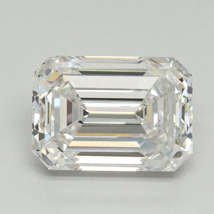 Loose Diamond - EMERALD 2.11ct F VS2: Loose Diamond - EMERALD 2.11ct F VS2 Source: This is a real non-mined Diamond that has been grown in a lab Shape: EMERALD Carats: 2.11 Color: F Clarity: VS2 Certification: NONE Video: