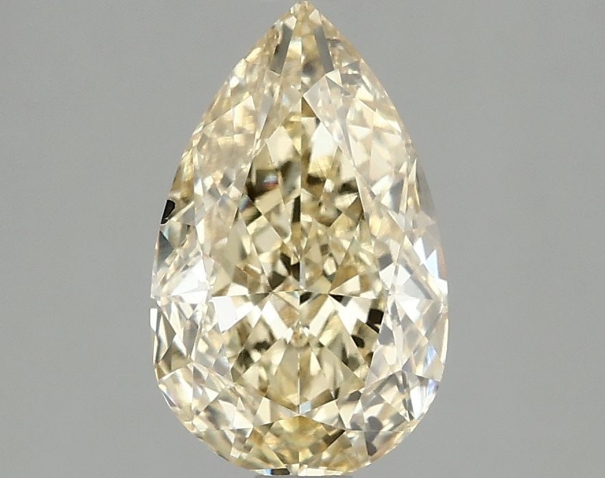Loose Diamond - PEAR 2.04ct Fancy Intense Yellow VS2: Loose Diamond - PEAR 2.04ct Fancy Intense Yellow VS2 Source: This is a real non-mined Diamond that has been grown in a lab Shape: PEAR Carats: 2.04 Color: Fancy Intense Yellow Certification: IGI Video
