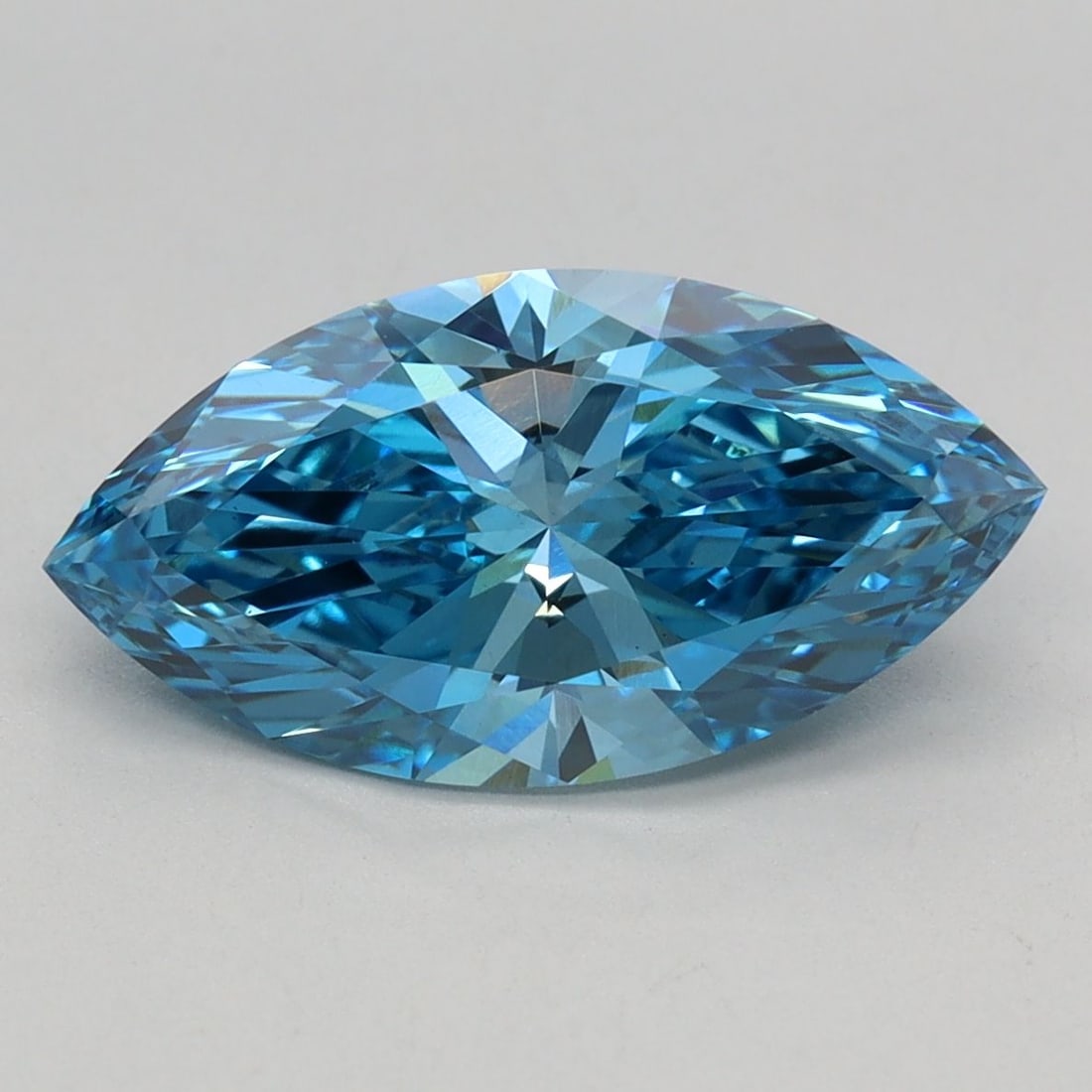 Loose Diamond - MARQUISE 1.99ct Fancy Vivid Blue VS1: Loose Diamond - MARQUISE 1.99ct Fancy Vivid Blue VS1 Source: This is a real non-mined Diamond that has been grown in a lab Shape: MARQUISE Carats: 1.99 Color: Fancy Vivid Blue Certification: IGI Video