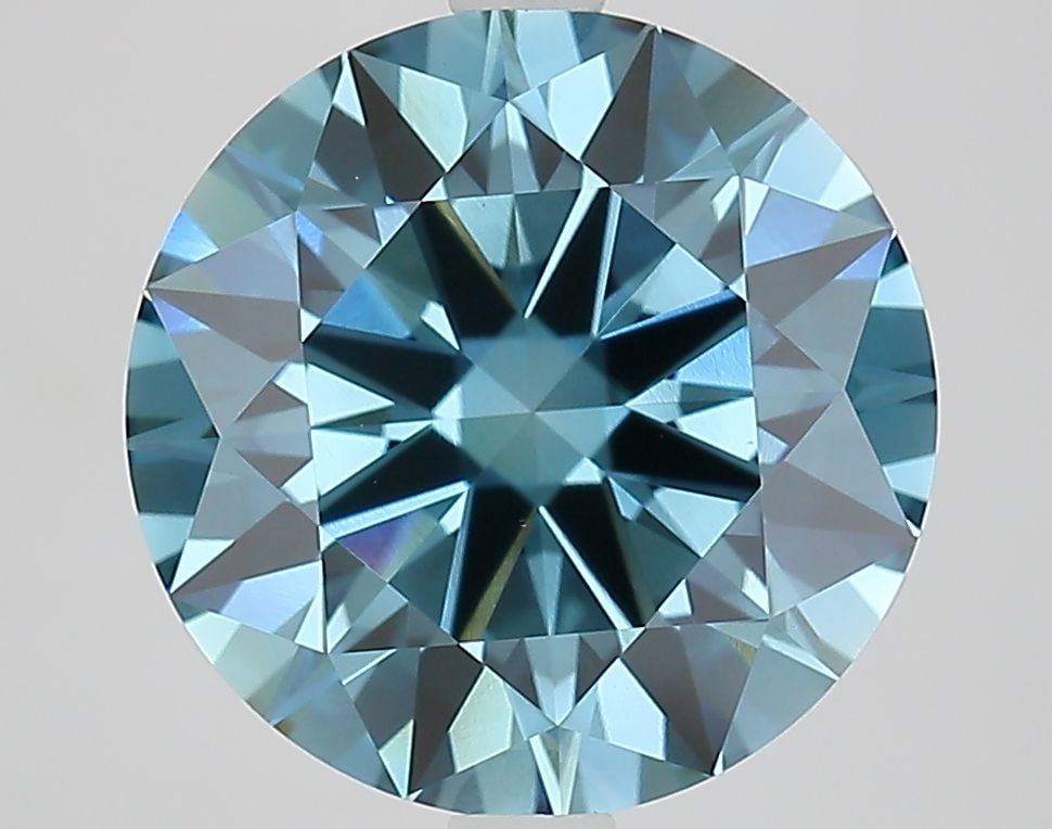 Ideal Loose Diamond - ROUND 4.79ct Fancy Vivid Blue VS1: Ideal Loose Diamond - ROUND 4.79ct Fancy Vivid Blue VS1 Source: This is a real non-mined Diamond that has been grown in a lab Shape: ROUND Carats: 4.79 Color: Fancy Vivid Blue Certification: IGI Video