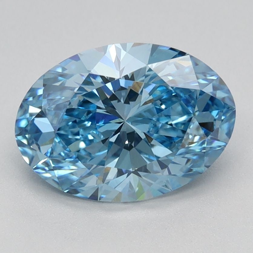 Loose Diamond - OVAL 1.42ct Fancy Vivid Blue VS1: Loose Diamond - OVAL 1.42ct Fancy Vivid Blue VS1 Source: This is a real non-mined Diamond that has been grown in a lab Shape: OVAL Carats: 1.42 Color: Fancy Vivid Blue Certification: IGI Video: